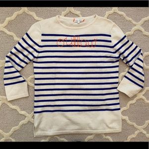 Lingua Franca “Outlaw” cashmere sweater